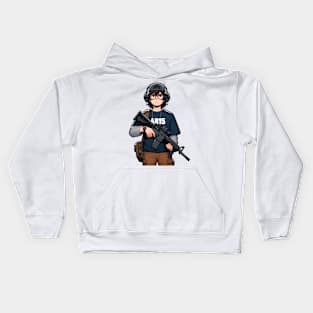 Tactical Man Kids Hoodie